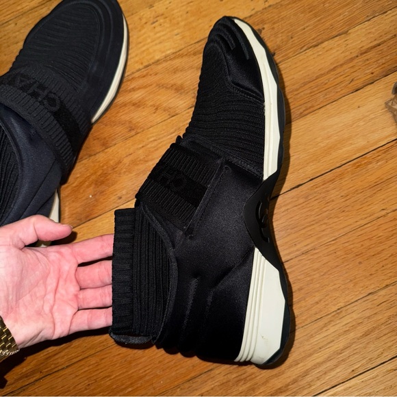CHANEL SOCK NEOPRENE SNEAKERS TRAINERS - Picture 14 of 16